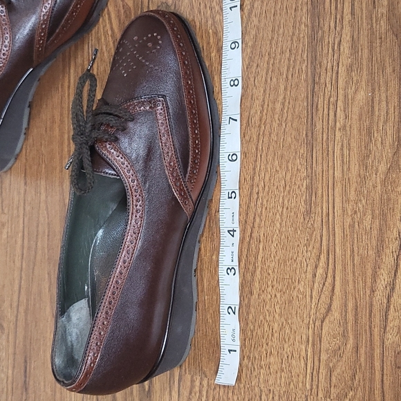 BALLY Wedge Leather Oxford Teo Toned Mahogany/Espresso - Picture 11 of 12
